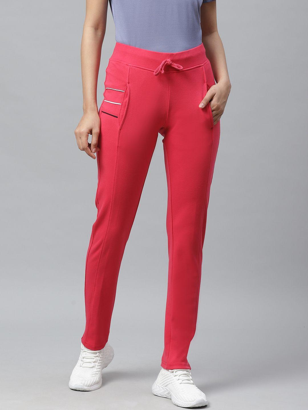 cayman women pink solid track pants