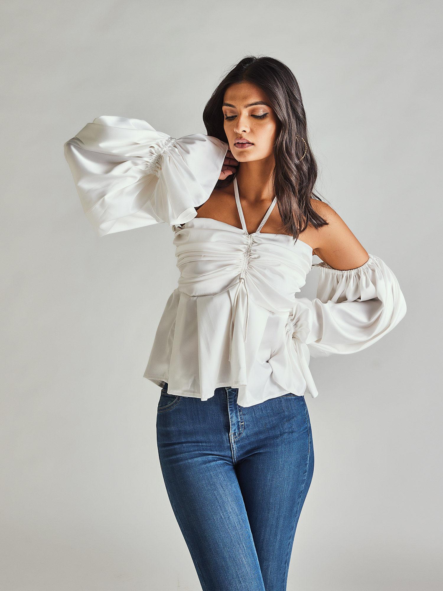 cecelia white top