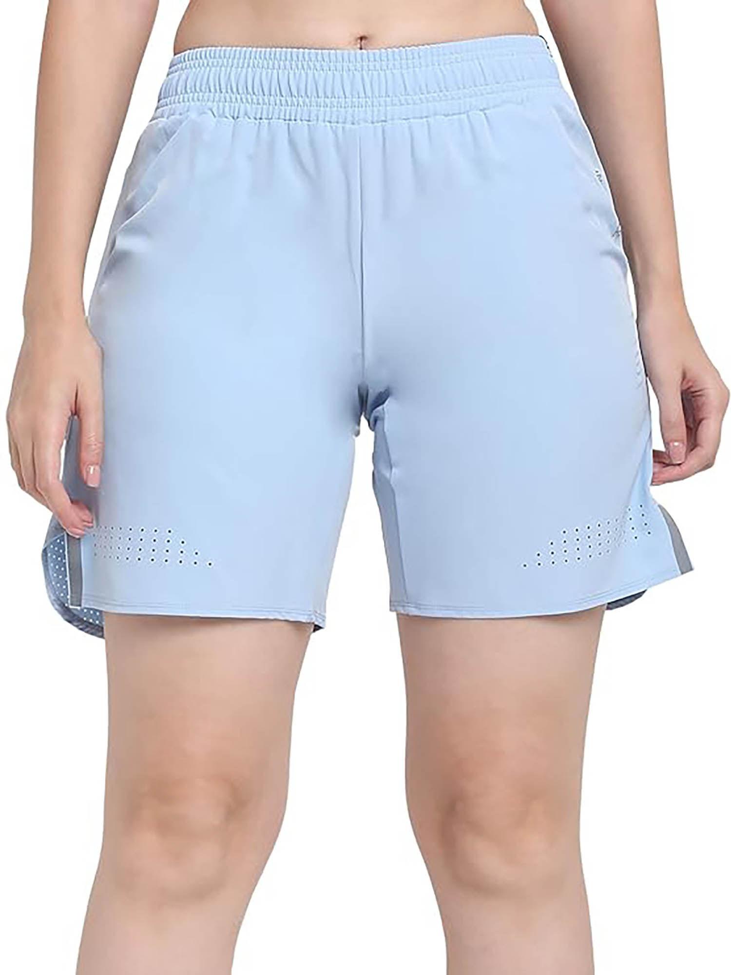 ceil blue women breathable training shorts