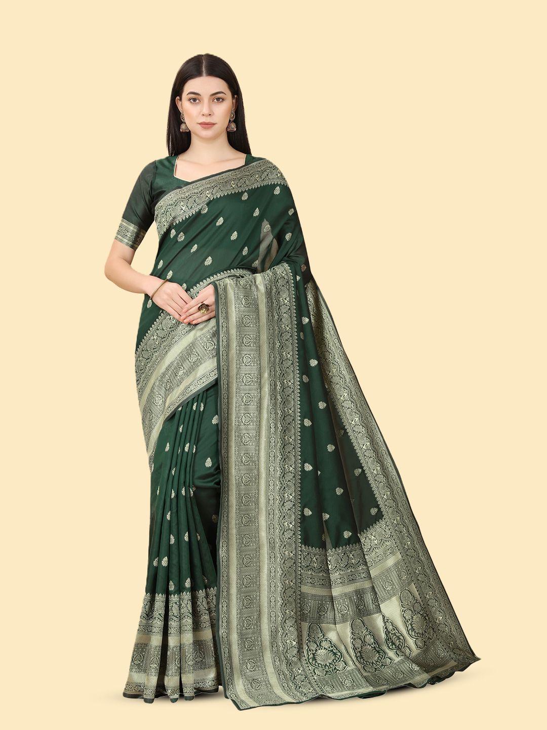 celeb styles ethnic motif woven design banarasi zari saree