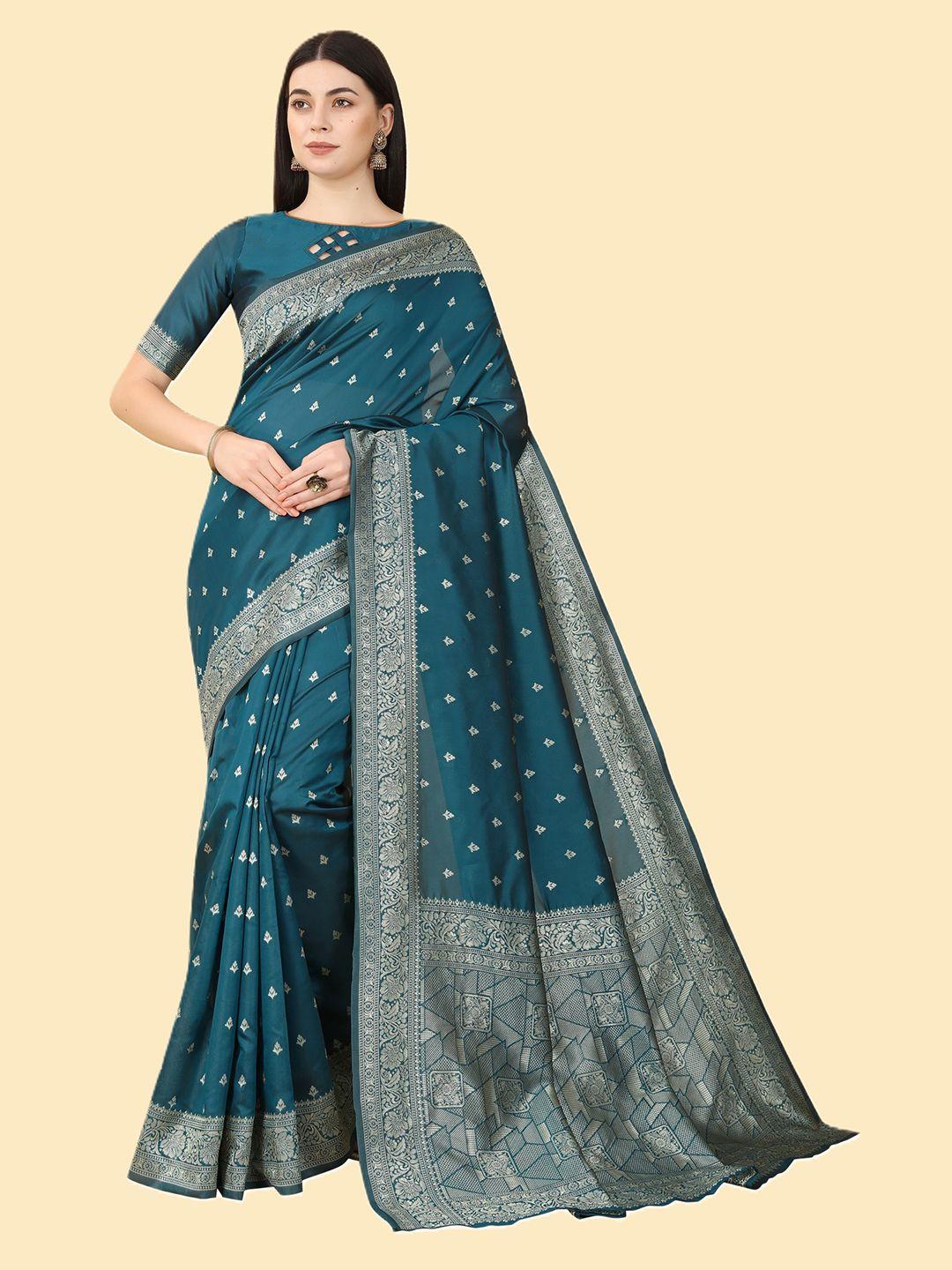 celeb styles ethnic woven design zari banarasi saree