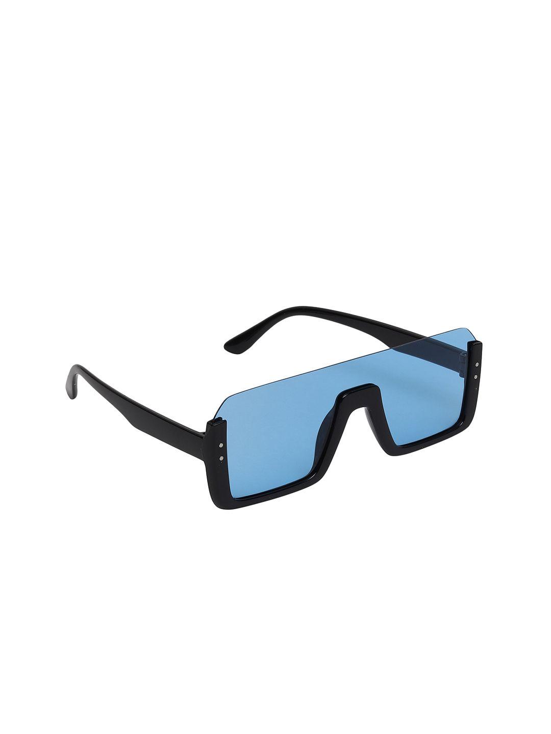 celebrity sunglasses unisex blue uv protected lens & black other sunglasses cl-mf