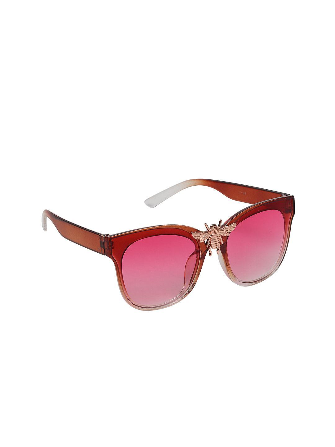 celebrity sunglasses unisex pink rectangular sunglasses cl-if-nora-c-04