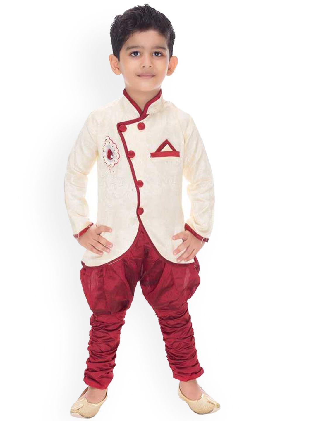 celebrity club boys embroidered sherwani set