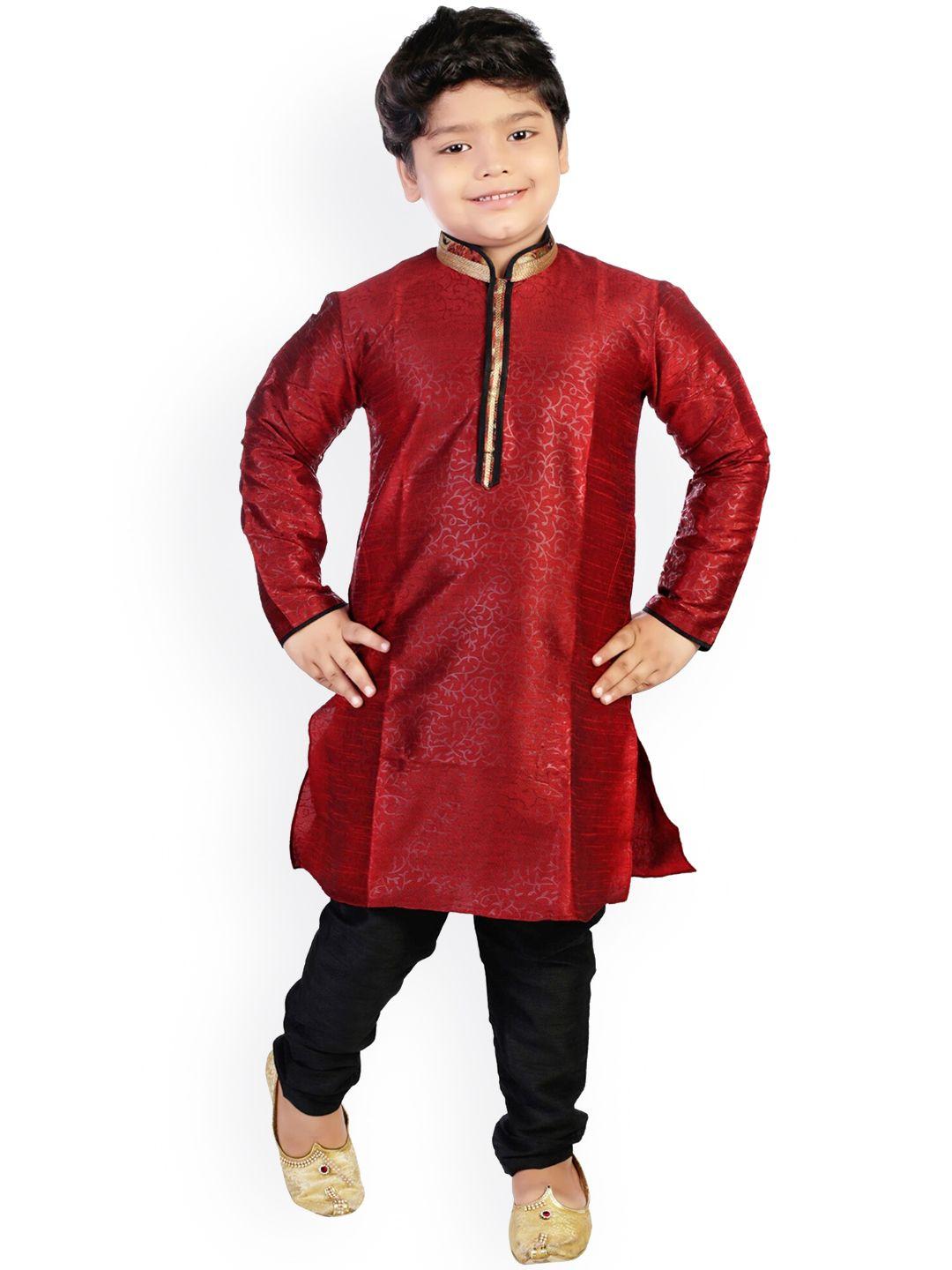 celebrity club boys self-design silk sherwani set