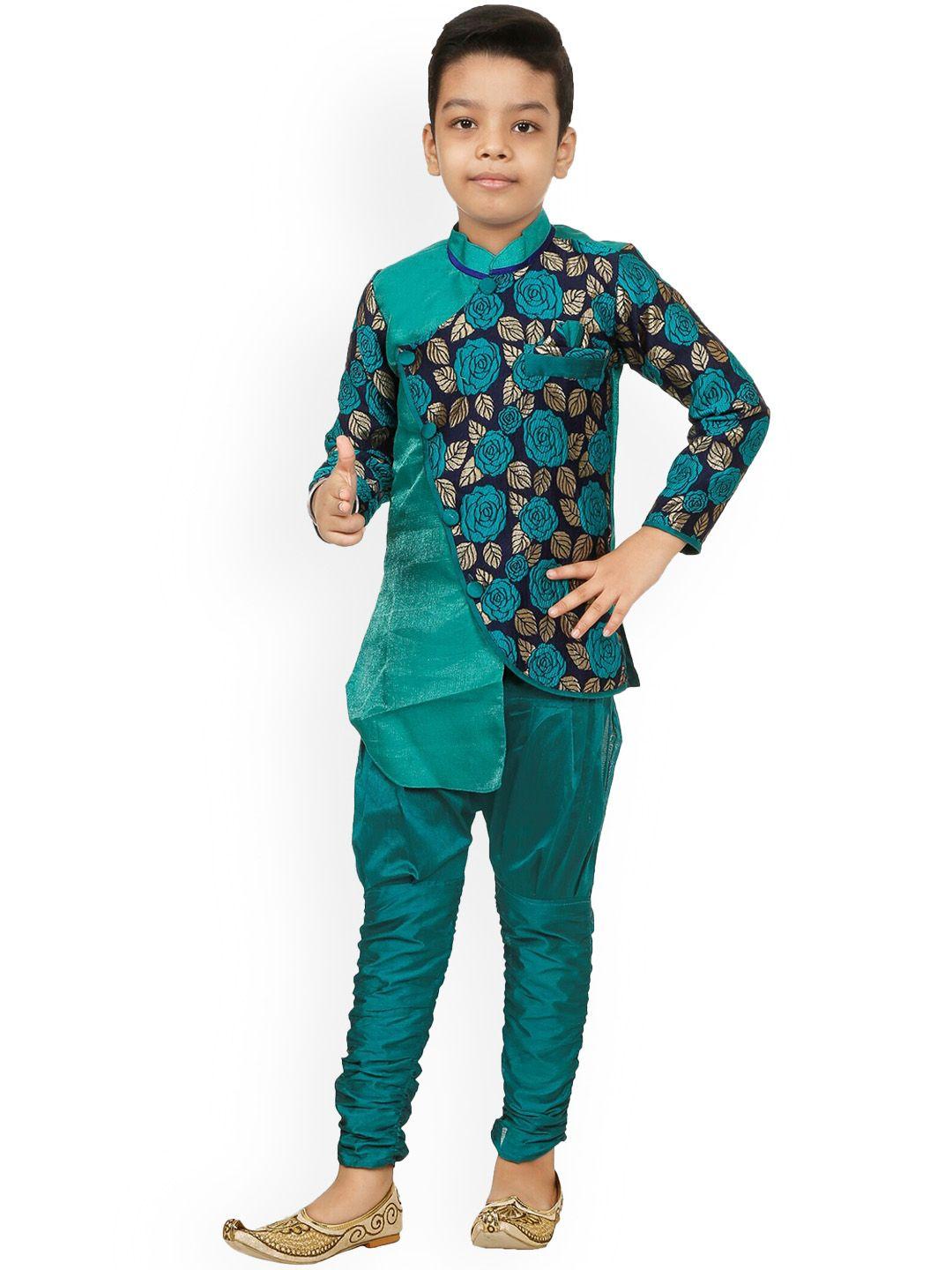 celebrity club boys self-designed velvet sherwani set