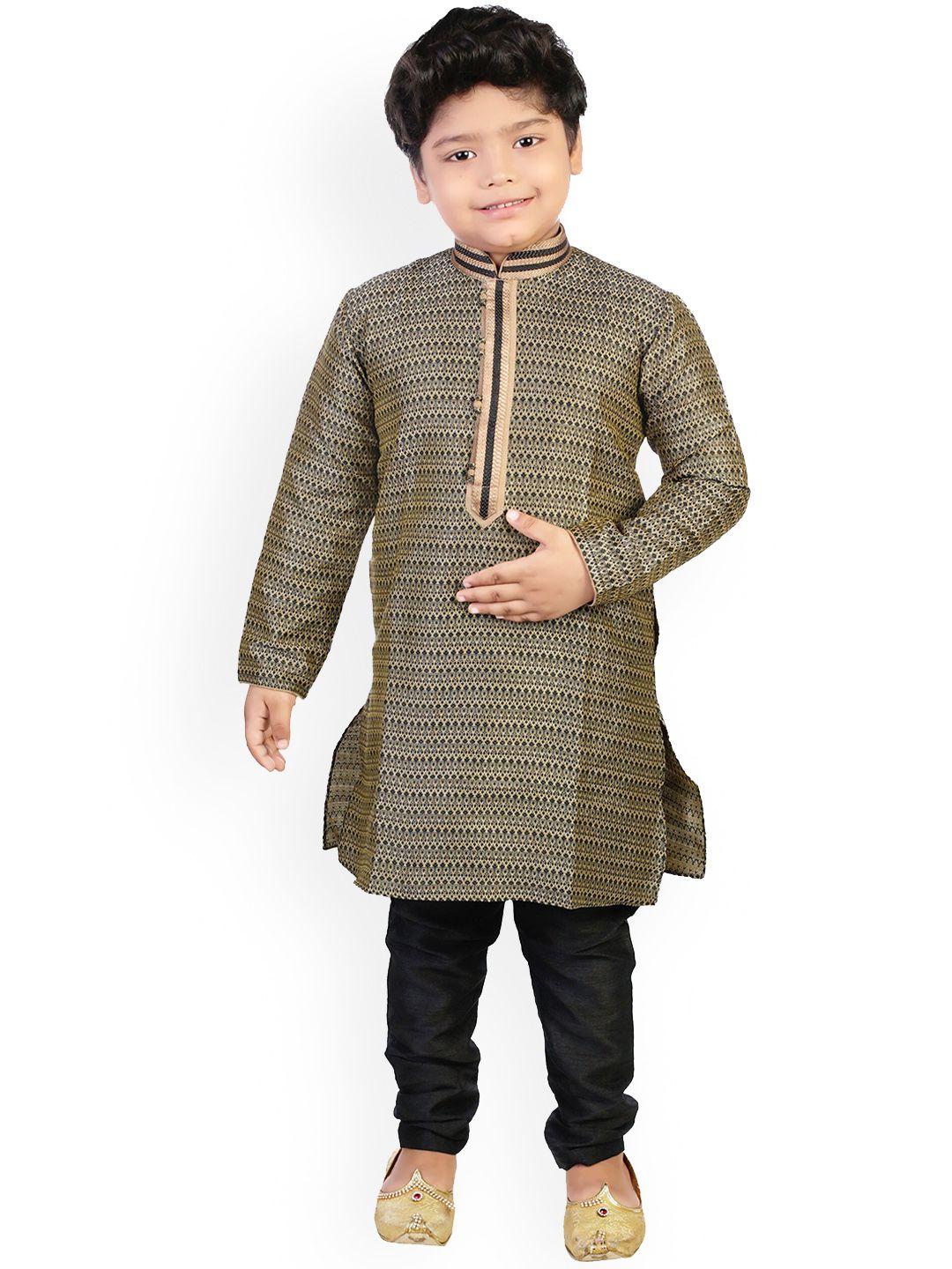 celebrity club self-design silk sherwani set