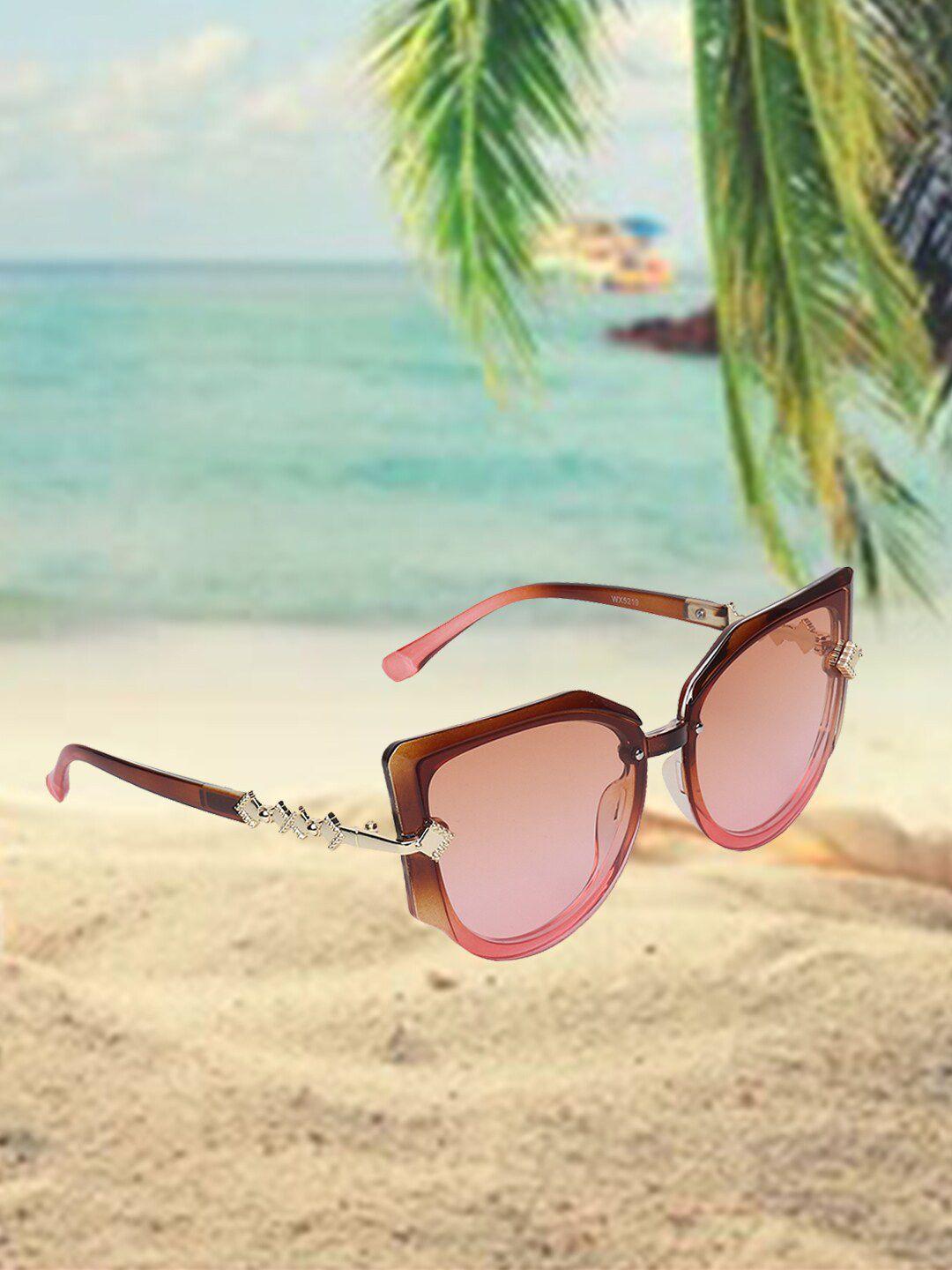 celebrity sunglasses aviator sunglasses with uv protected lens-clsg-5219-03