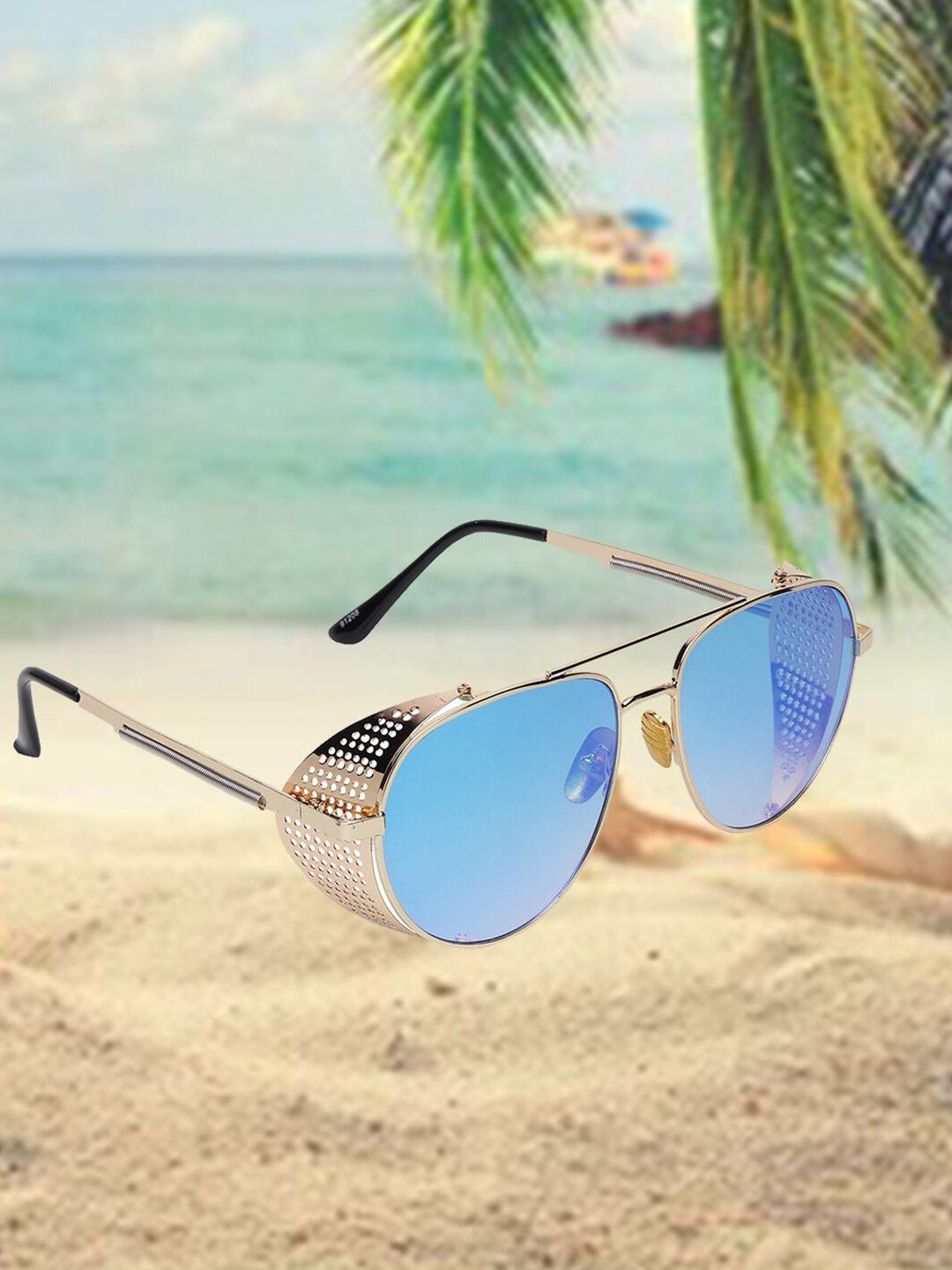 celebrity sunglasses aviator sunglasses with uv protected lens clsg-91208-05