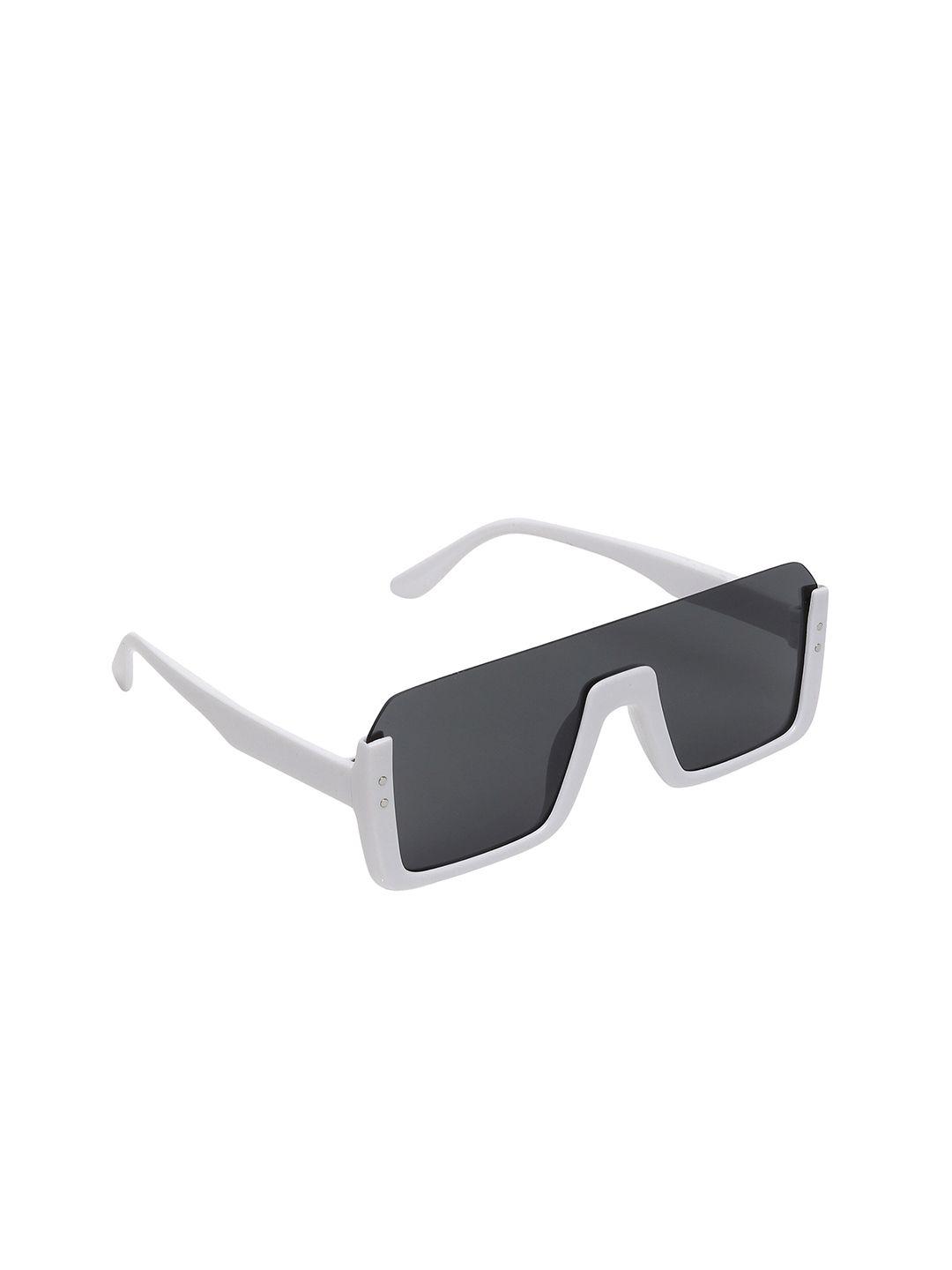 celebrity sunglasses unisex grey lens & white square sunglasses - cl-mf-akshay-02