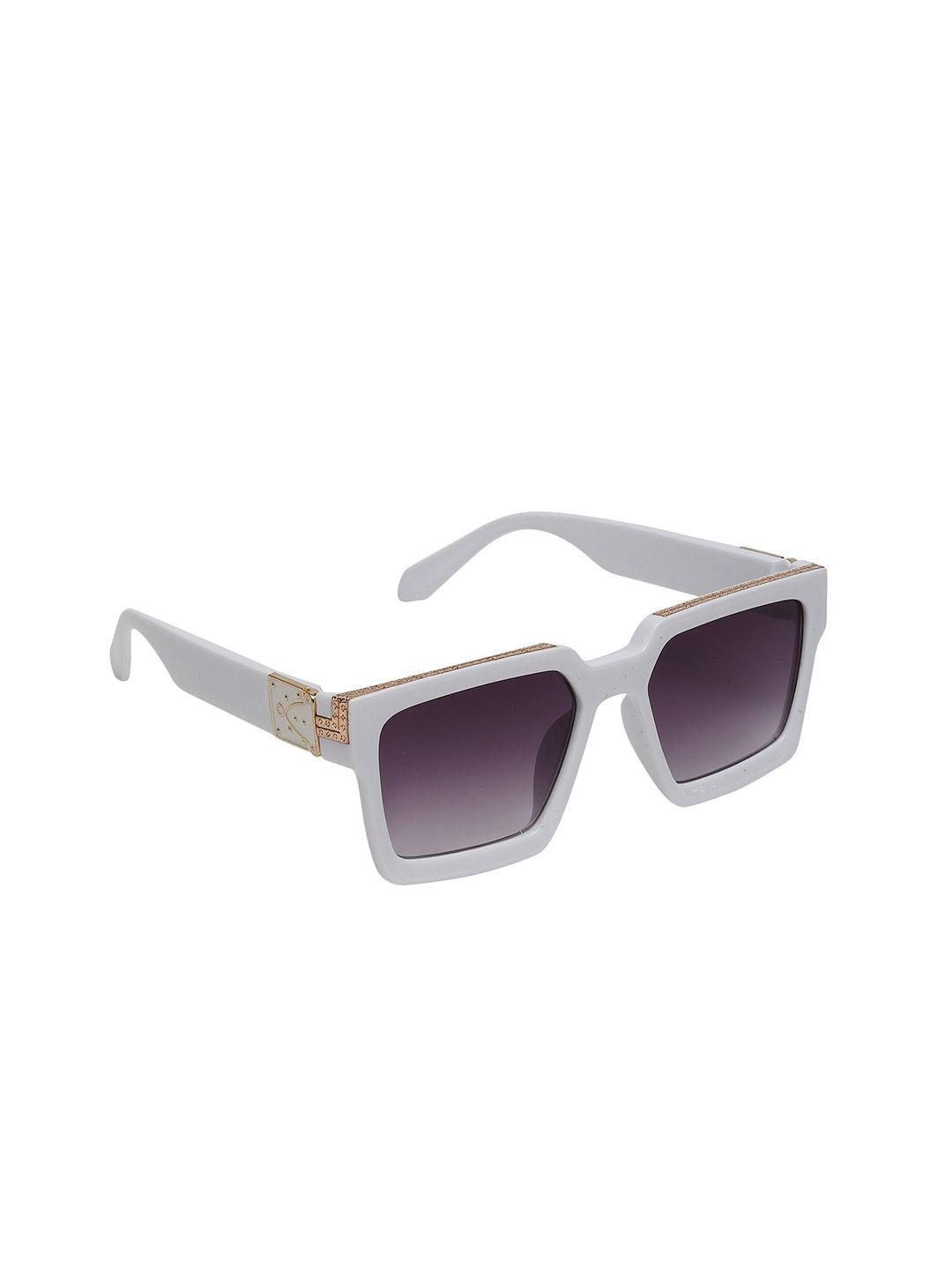 celebrity sunglasses unisex purple lens & white wayfarer sunglasses cl-eddy-jass-01