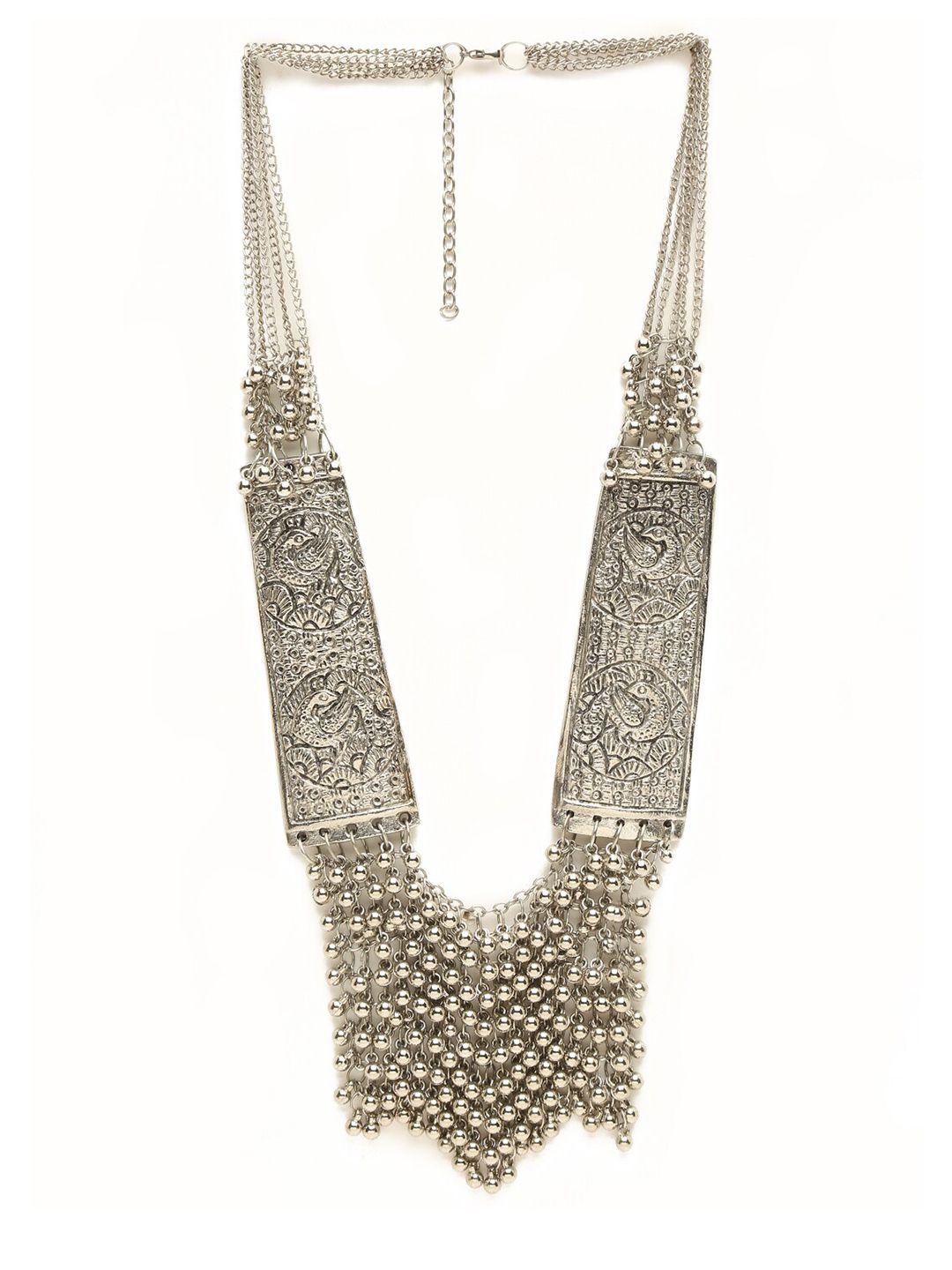 celena cole silver-toned necklace