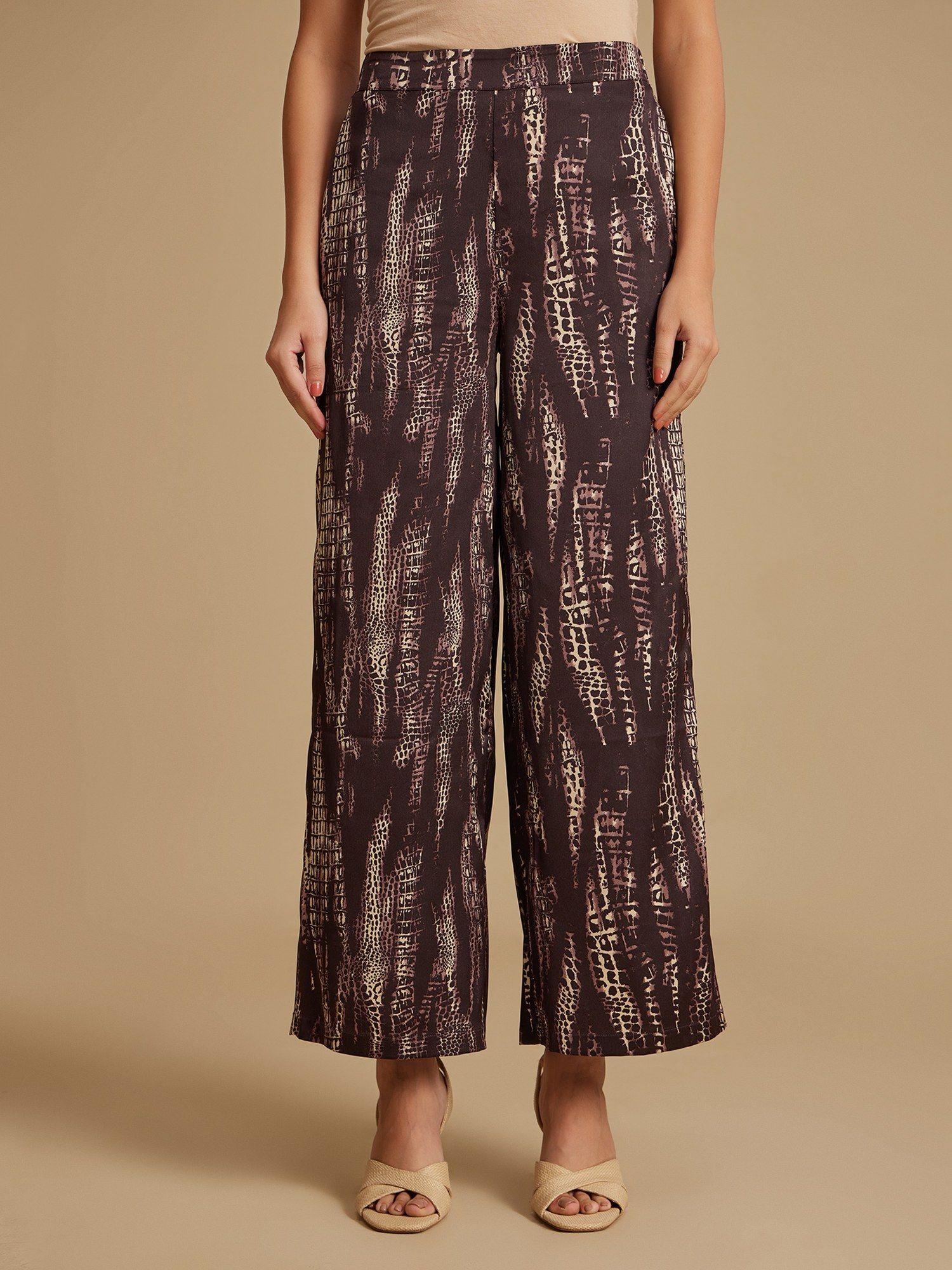 celeste animal printed pull on pant