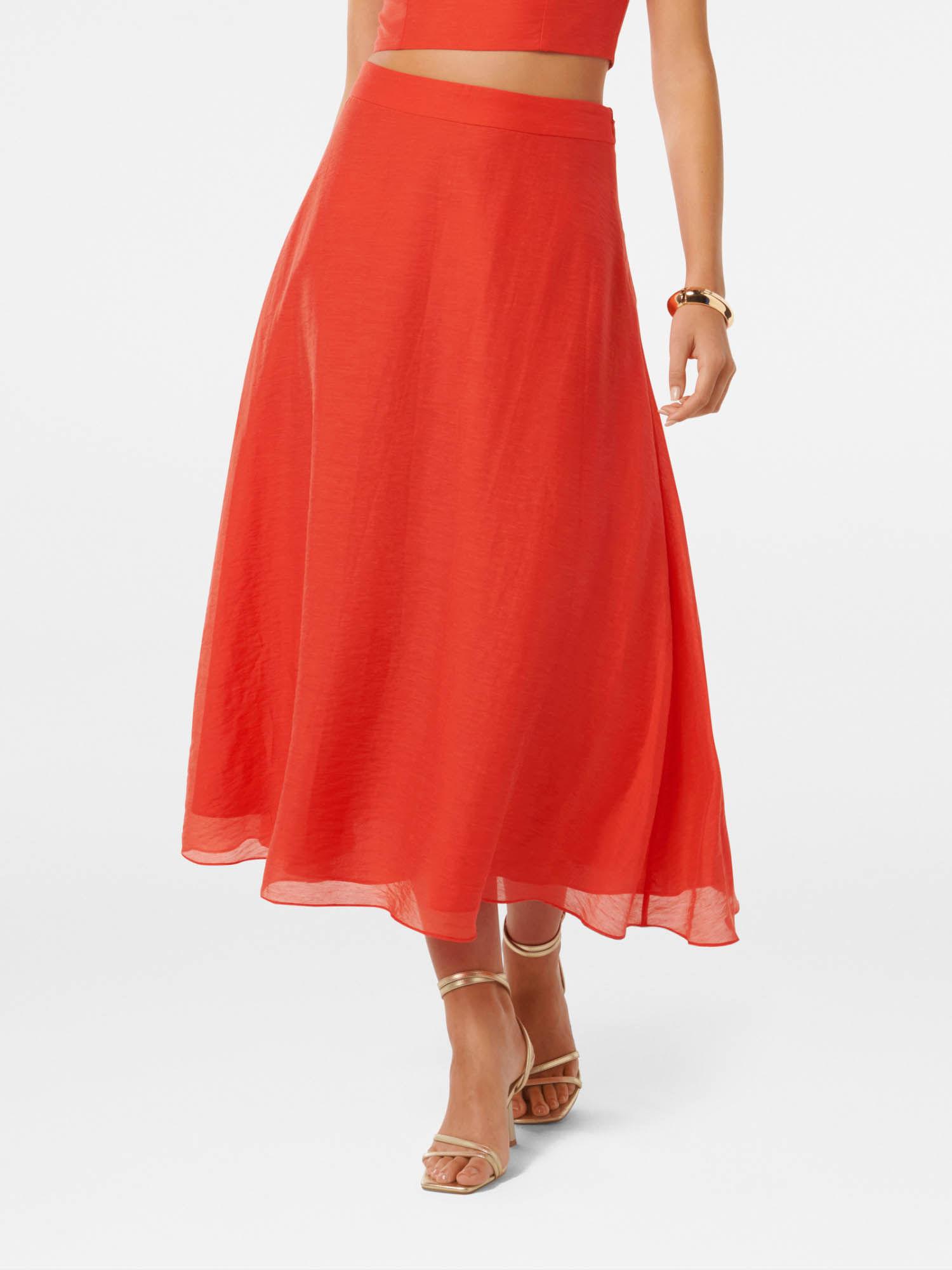 celeste formal midi skirt