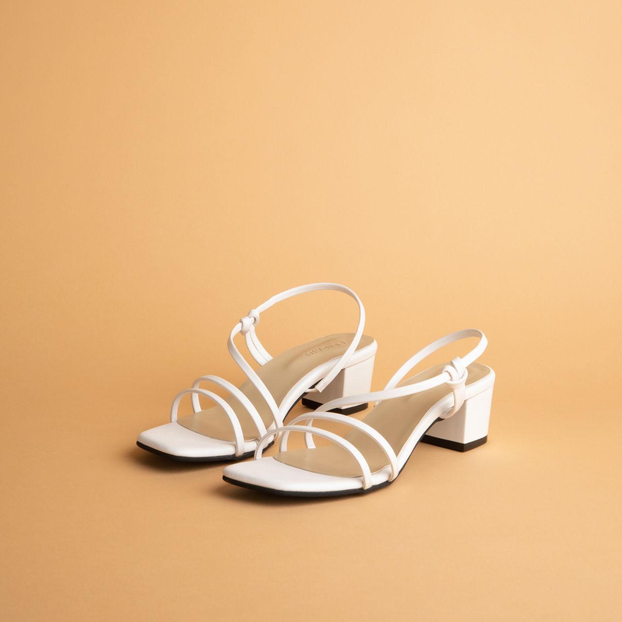 celin white heels