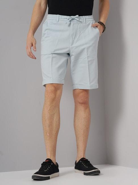 celio blue loose fit shorts