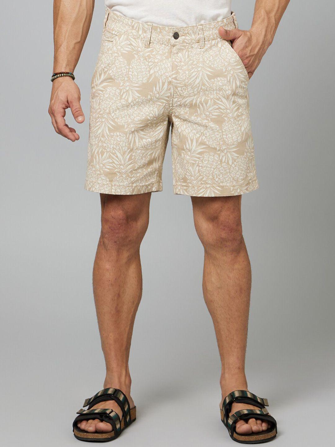 celio men conversational printed cotton shorts