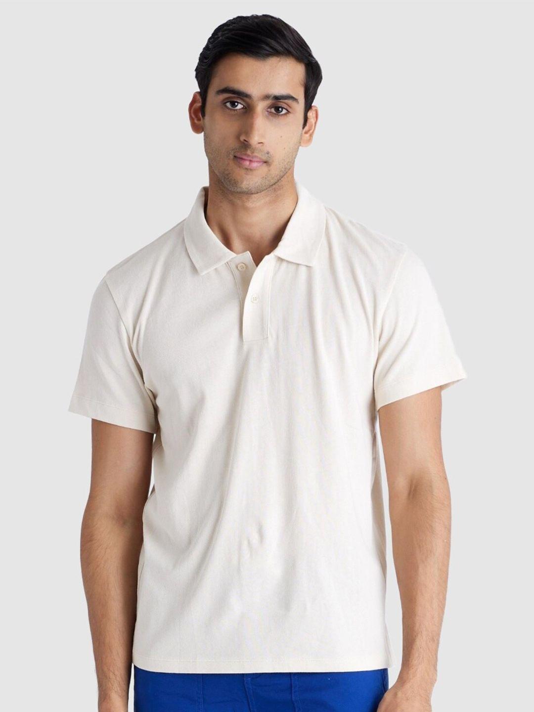 celio men cotton short sleeves polo collar t-shirt