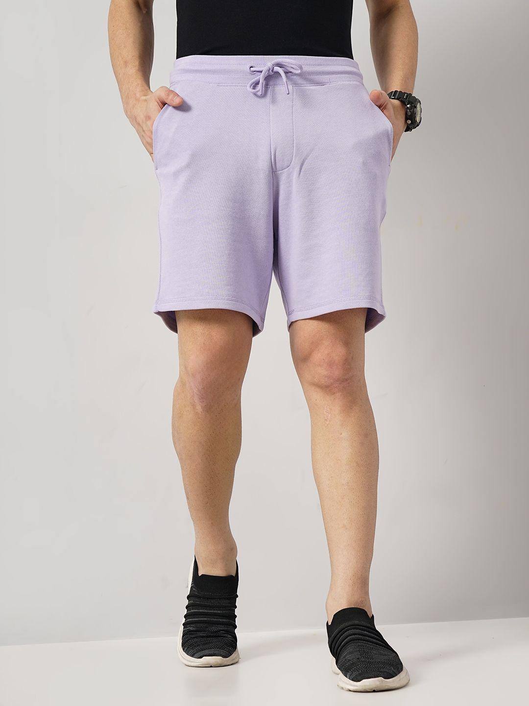 celio men mid rise above knee length cotton sports shorts
