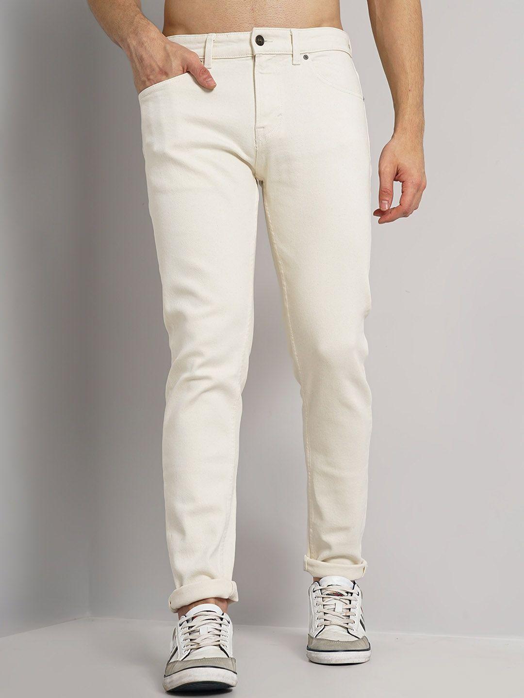 celio men mid-rise stretchable cotton jeans