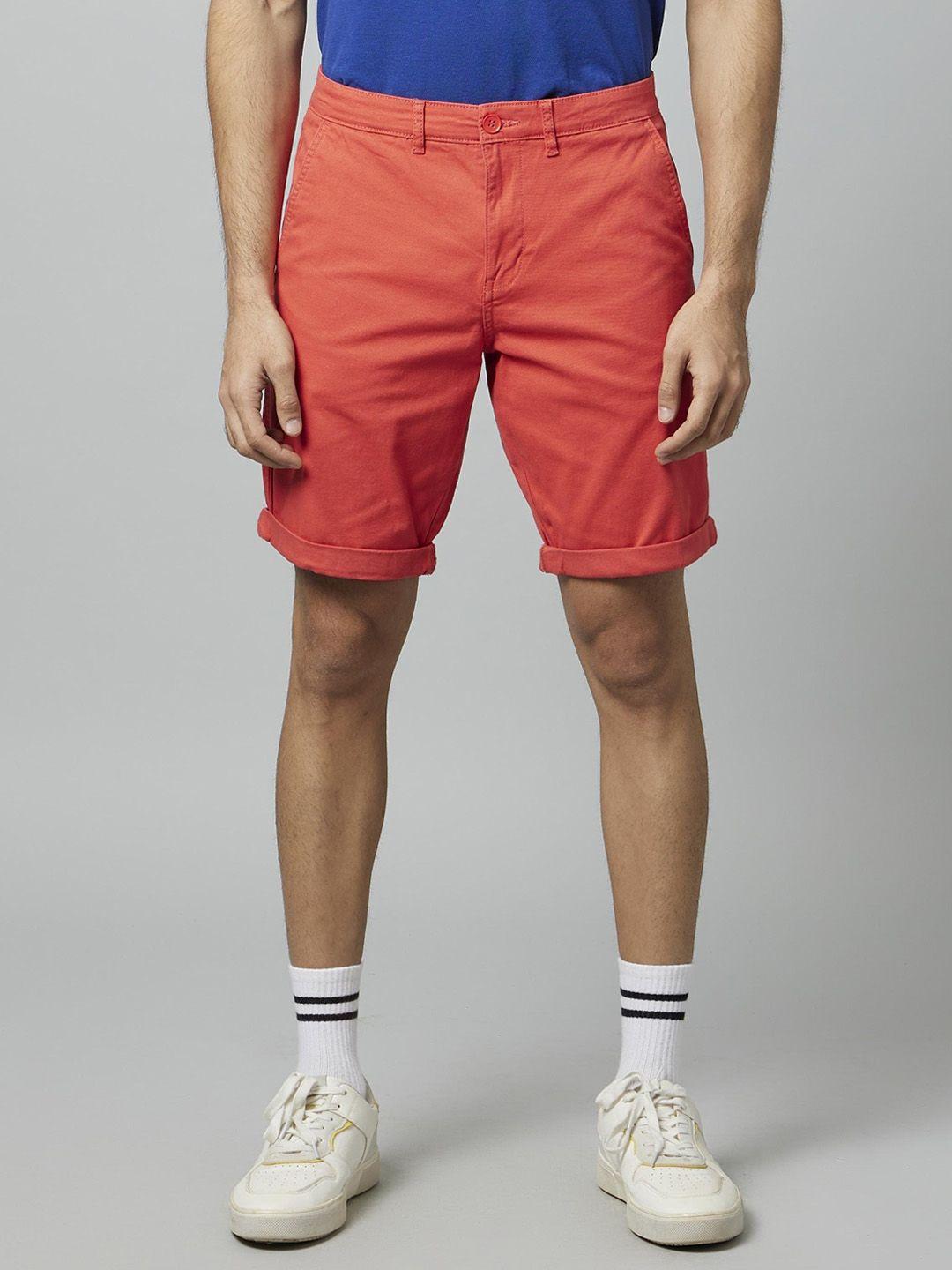 celio mid-rise cotton shorts