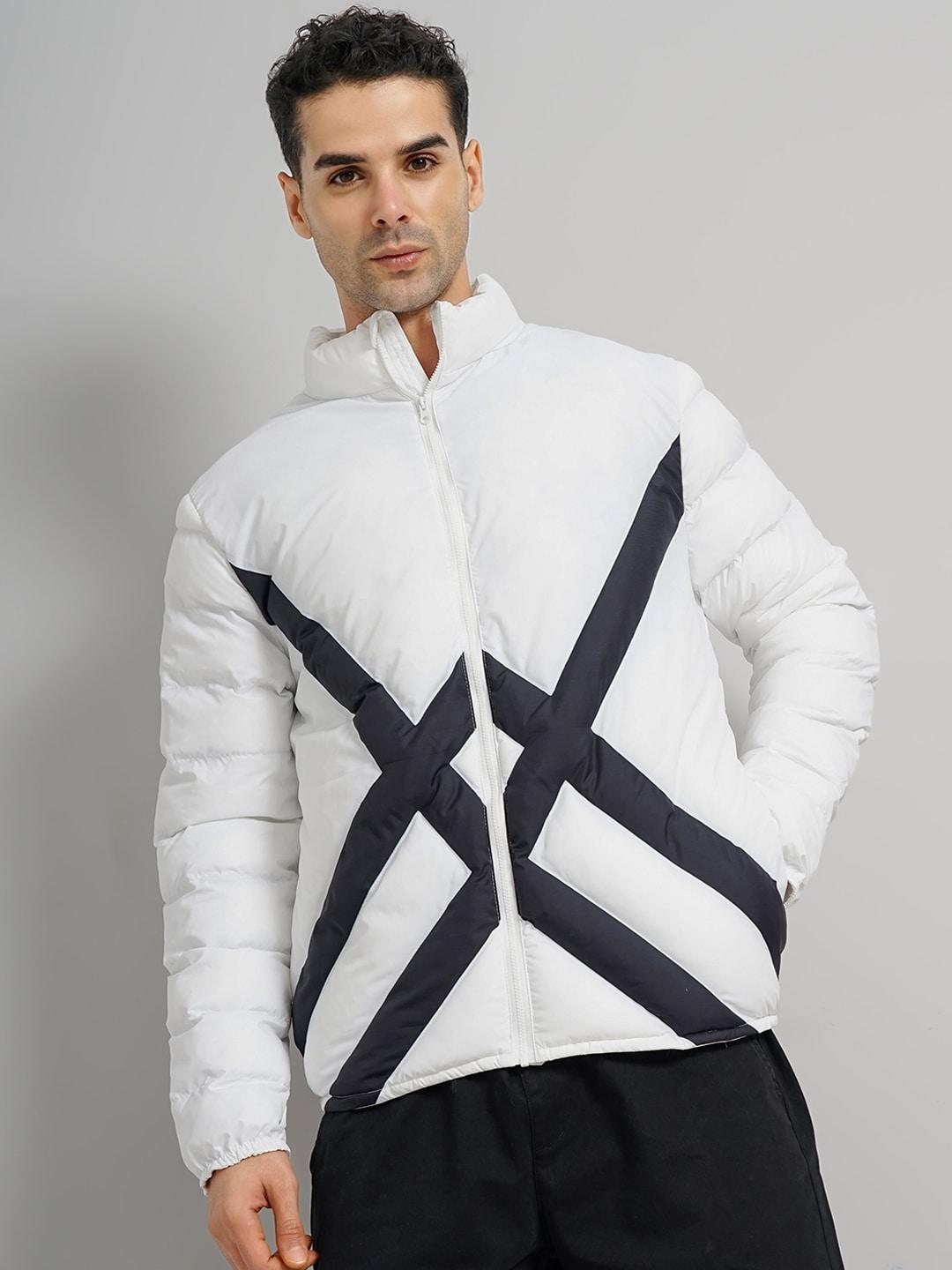 celio printed lightweight regular fit puffer jacket