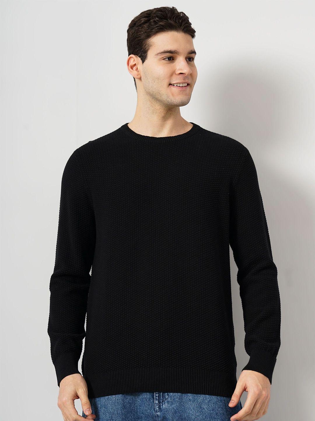 celio round neck cotton pullover sweater