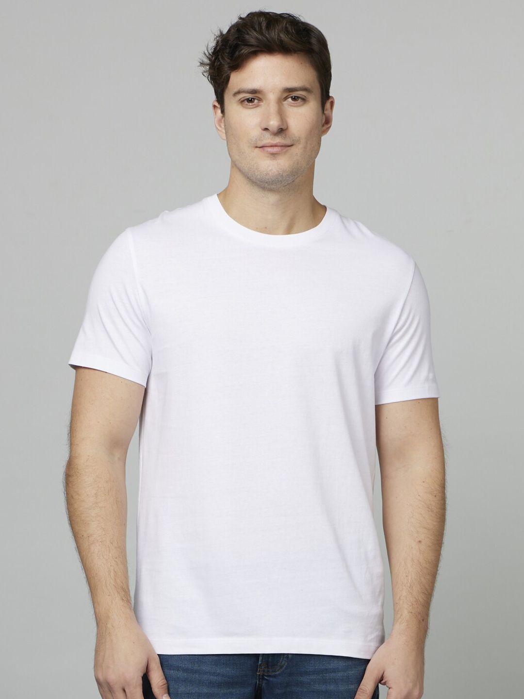 celio round neck regular fit cotton t-shirt