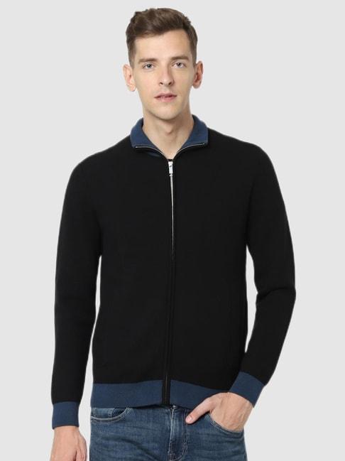 celio* black shirt collar sweater