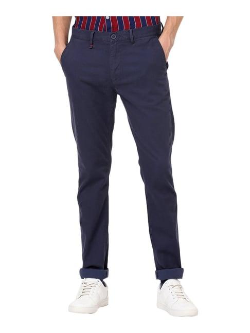 celio* blue slim fit chinos