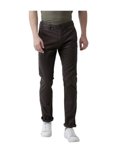 celio* dark grey slim fit trousers