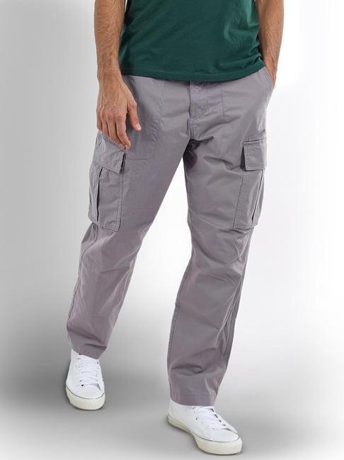 celio* gris regular fit cargos