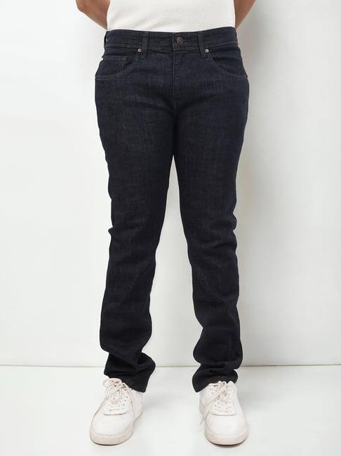 celio* indigo blue slim fit lightly washed jeans