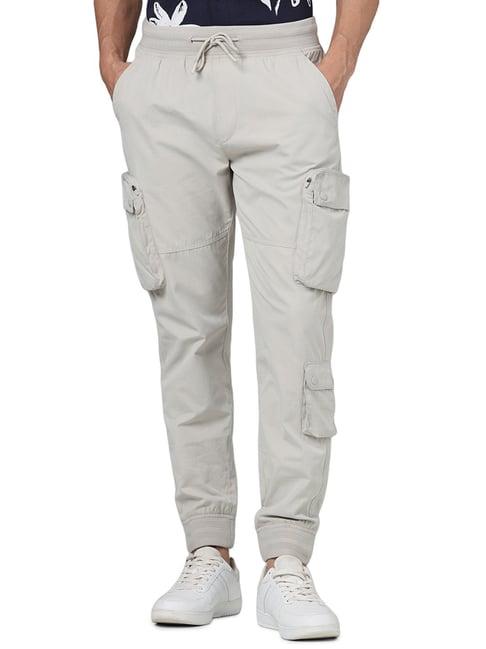 celio* light beige relaxed fit cargo trousers