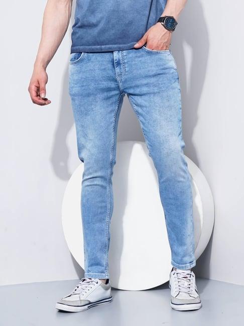 celio blue skinny jeans