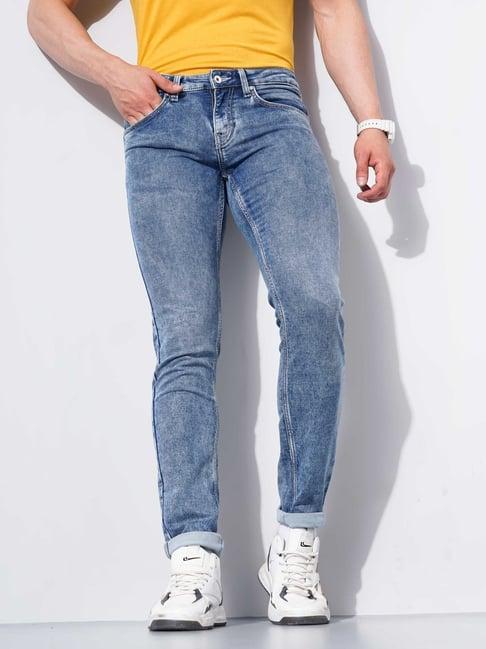 celio blue skinny jeans