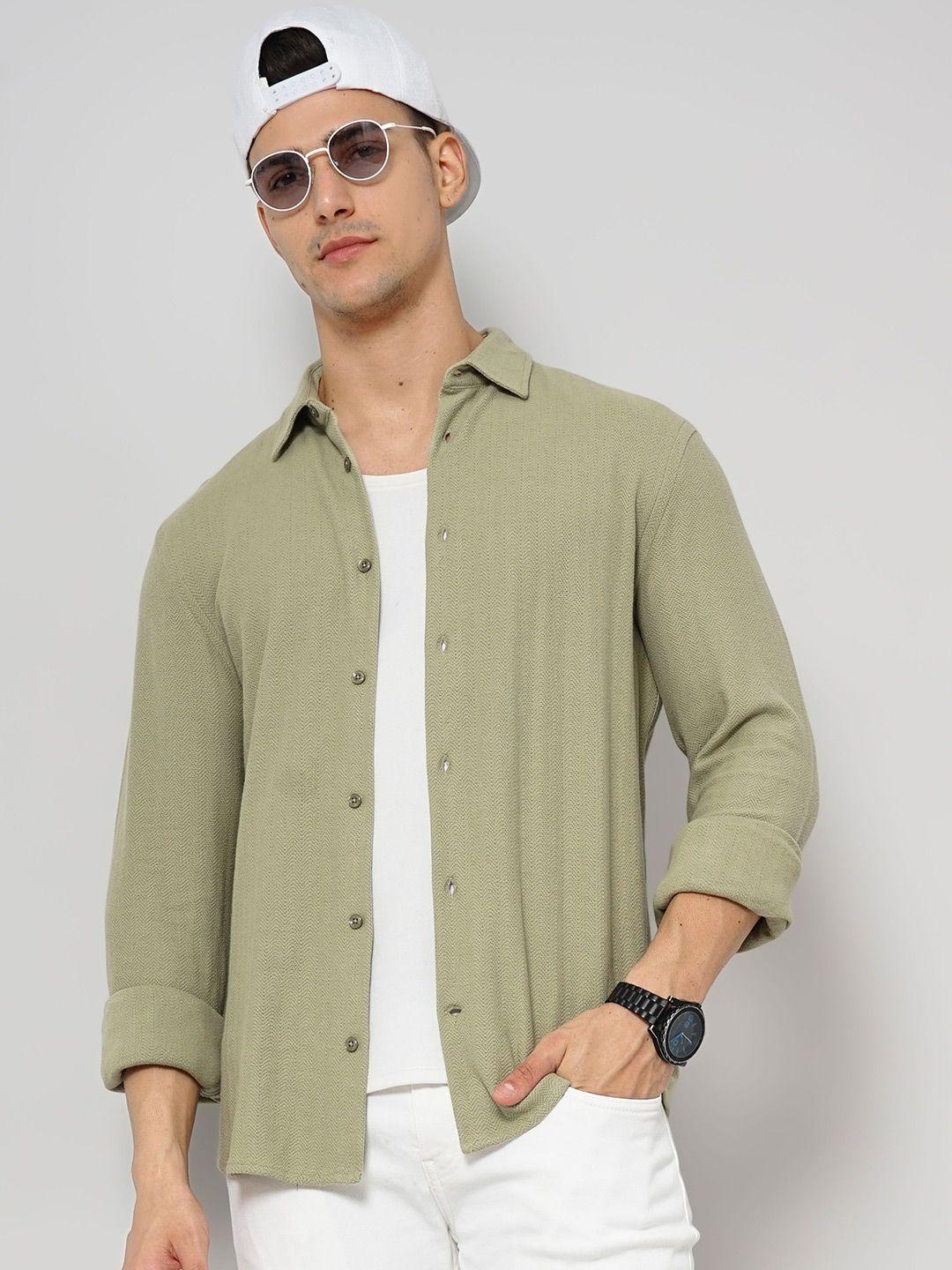 celio classic regular fit cotton casual shirt