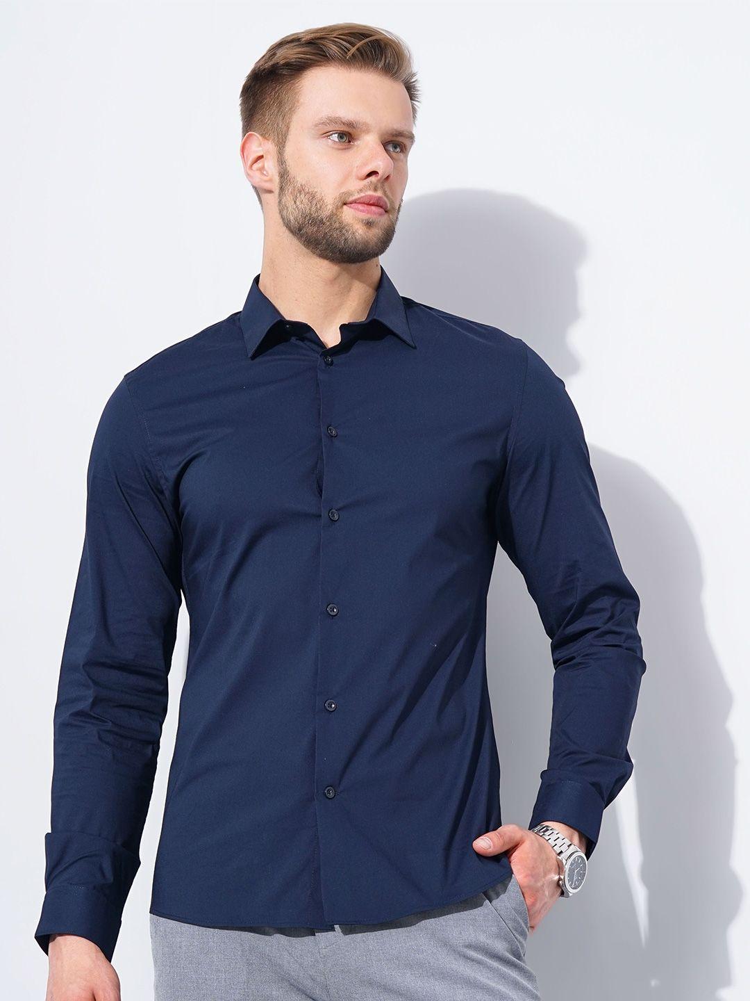 celio classic regular fit cotton formal shirt