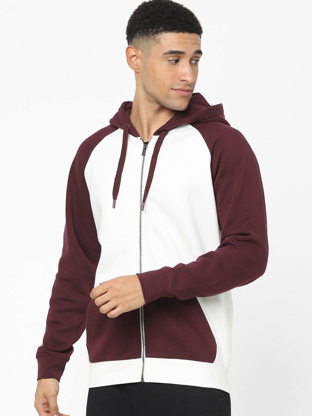 celio colourblocked hooded sweatshirt