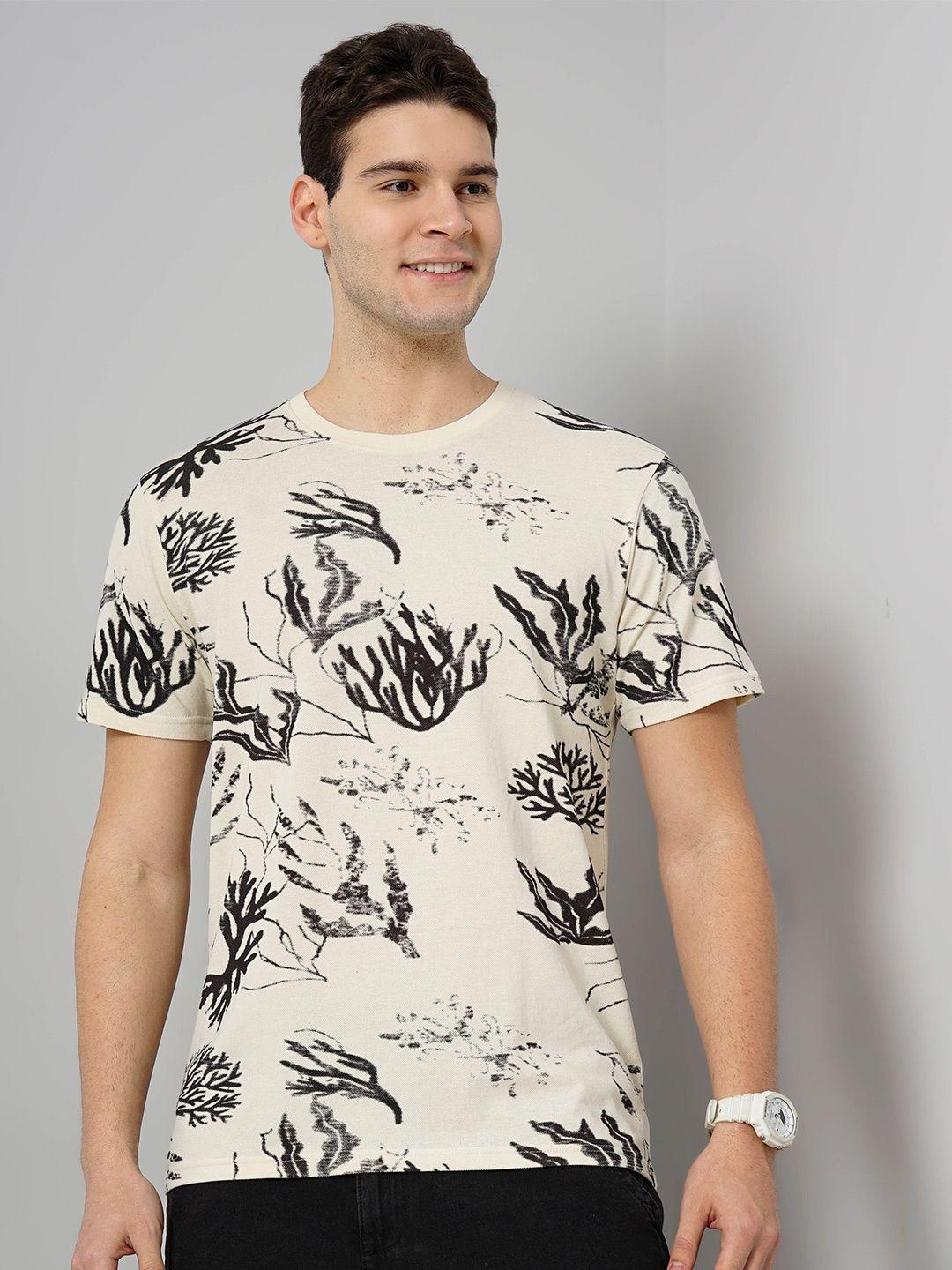 celio graphic printed cotton t-shirt