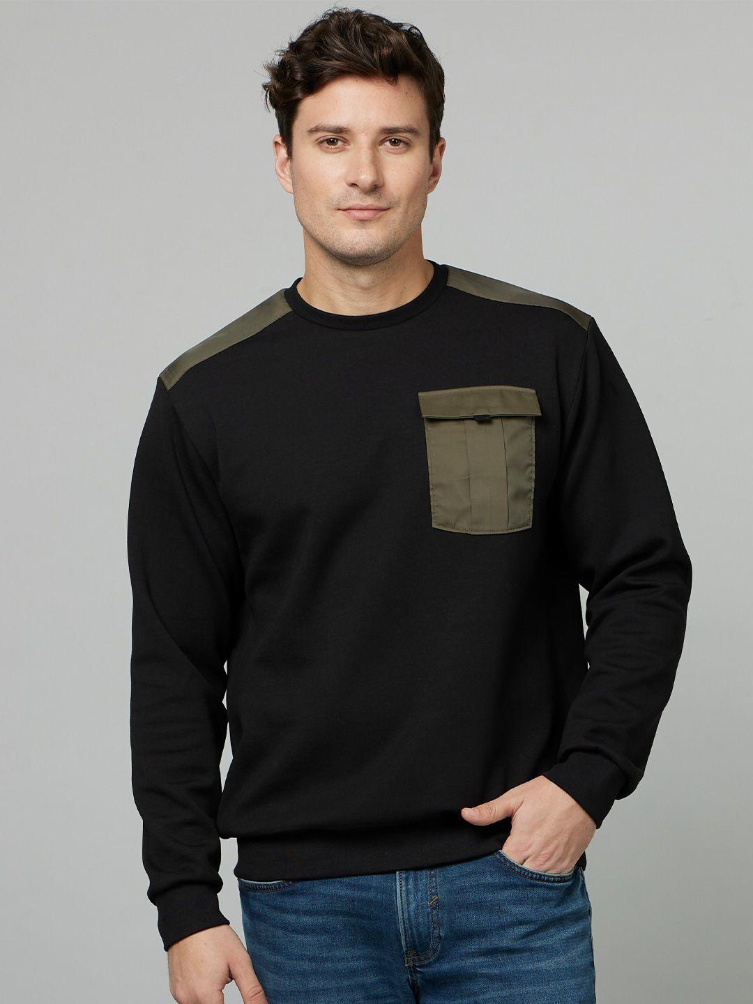 celio hooded cotton pullover sweatshirt