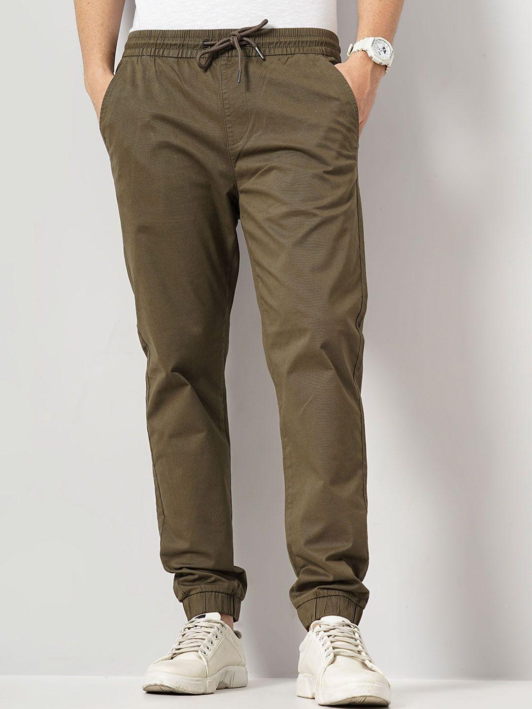 celio men cotton mid-rise jogger