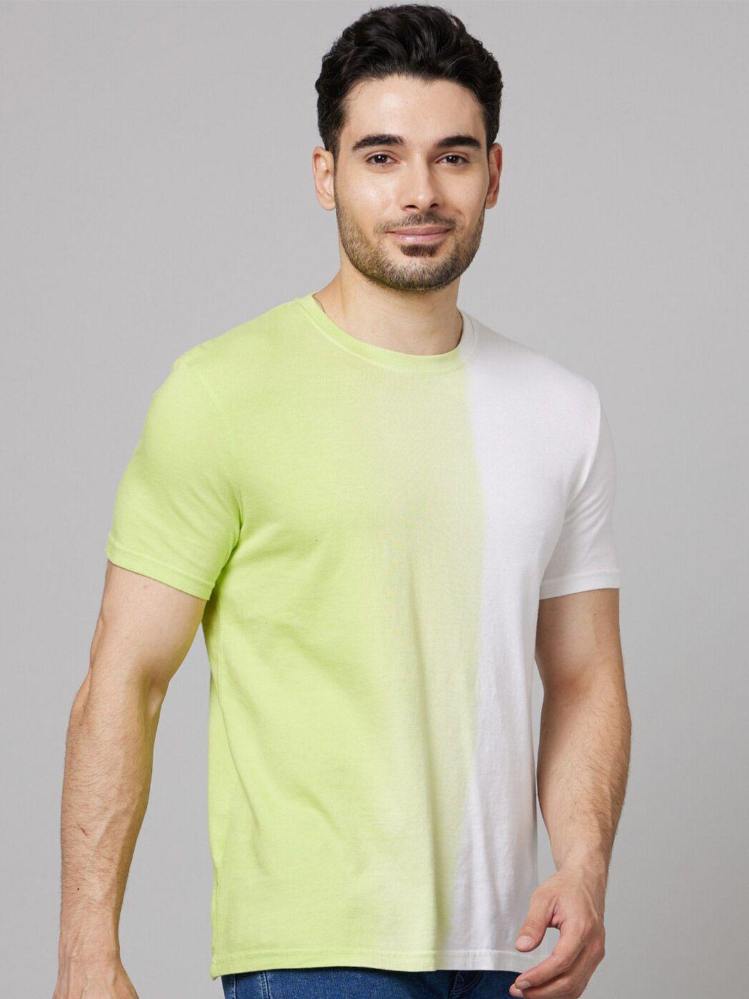 celio men green pockets t-shirt