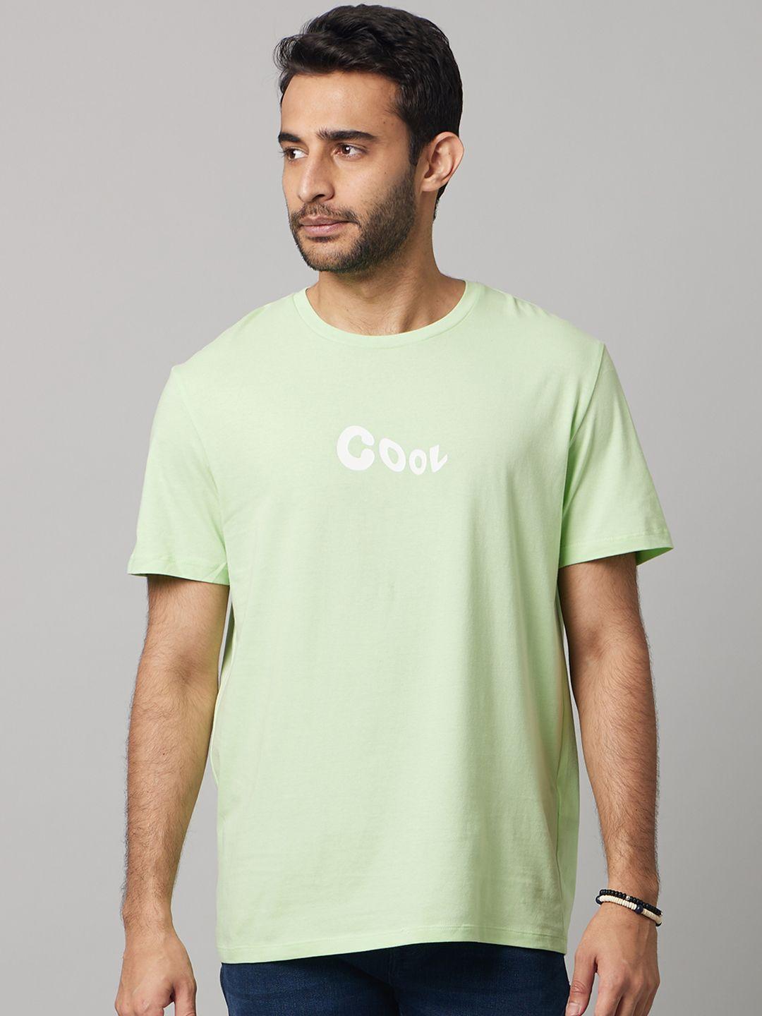 celio men green t-shirt