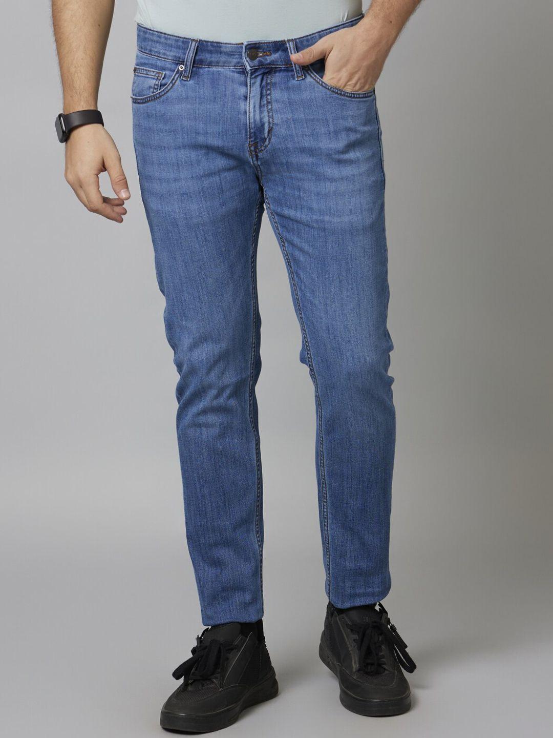 celio men jean slim fit light fade cotton stretchable jeans