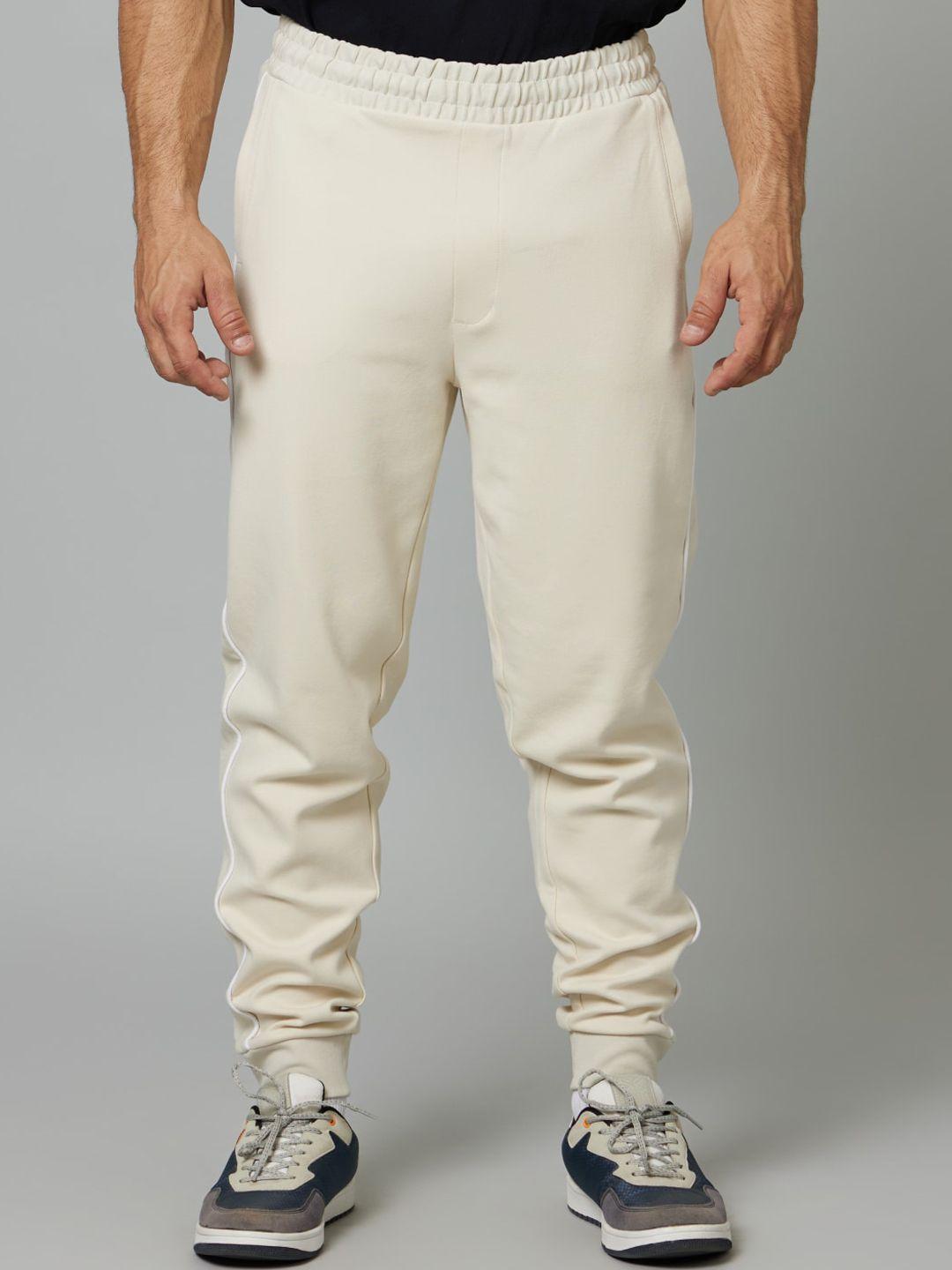 celio men mid-rise cotton joggers