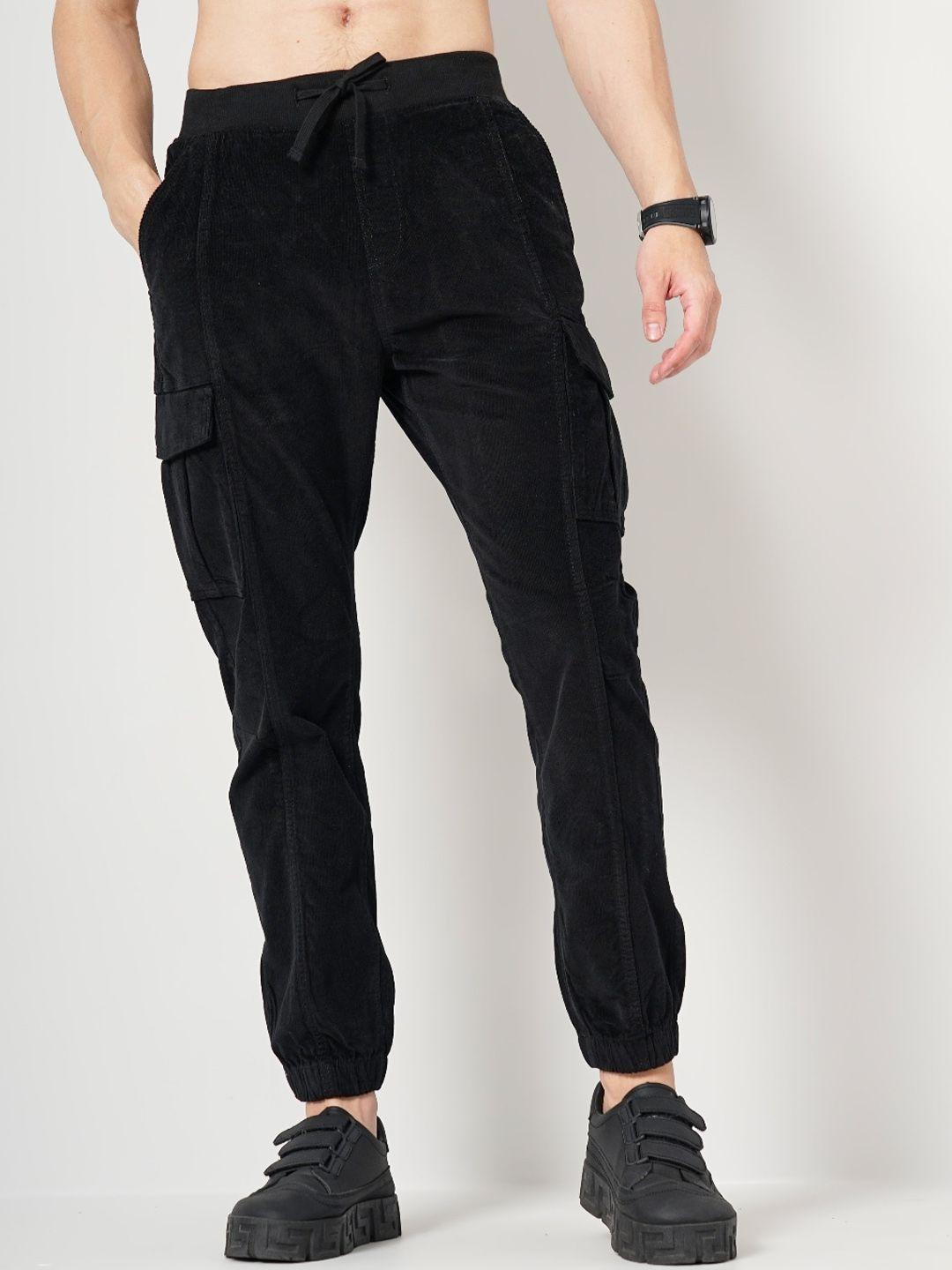 celio men mid-rise cotton joggers