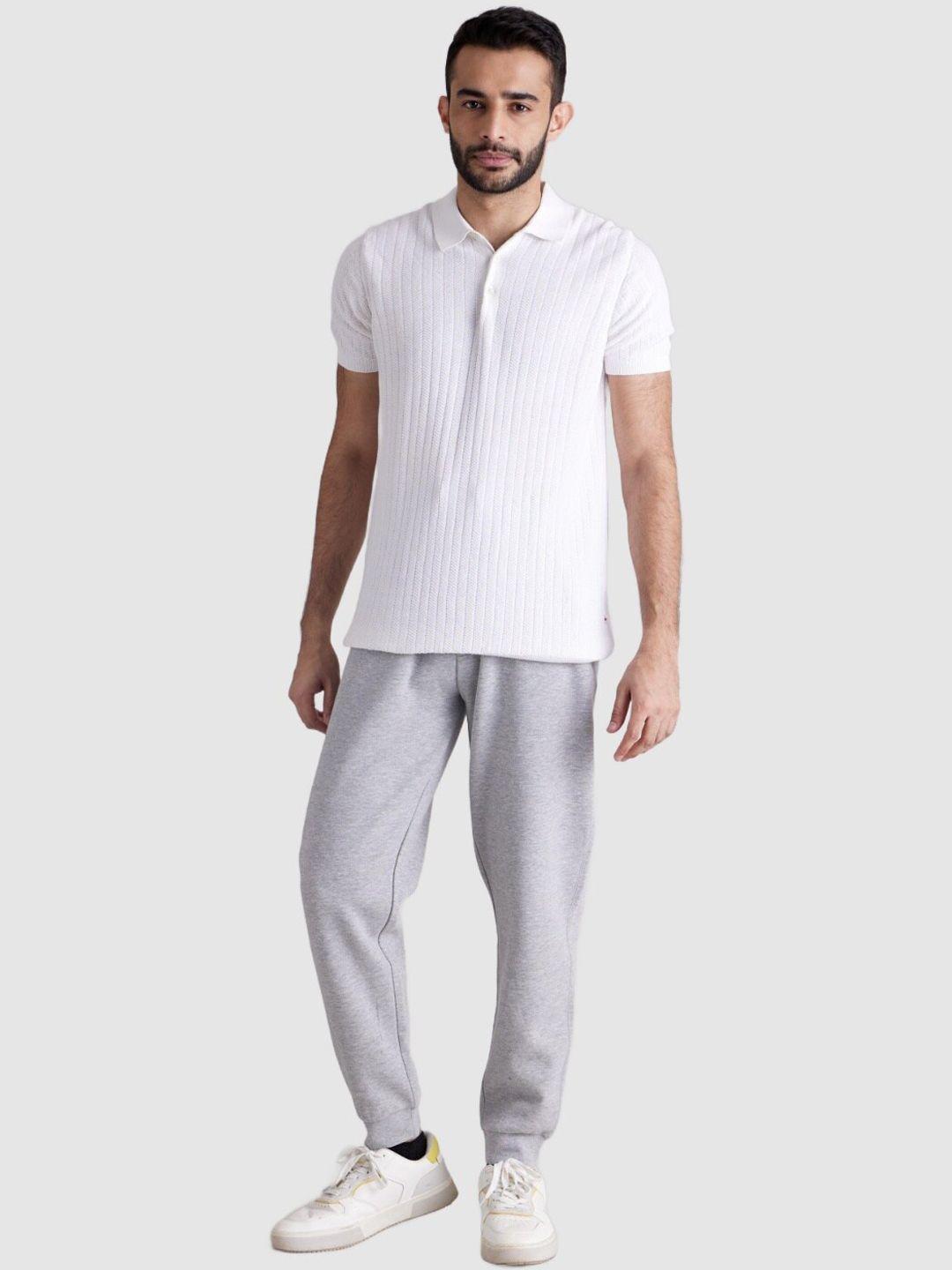 celio men mid-rise regular fit joggers