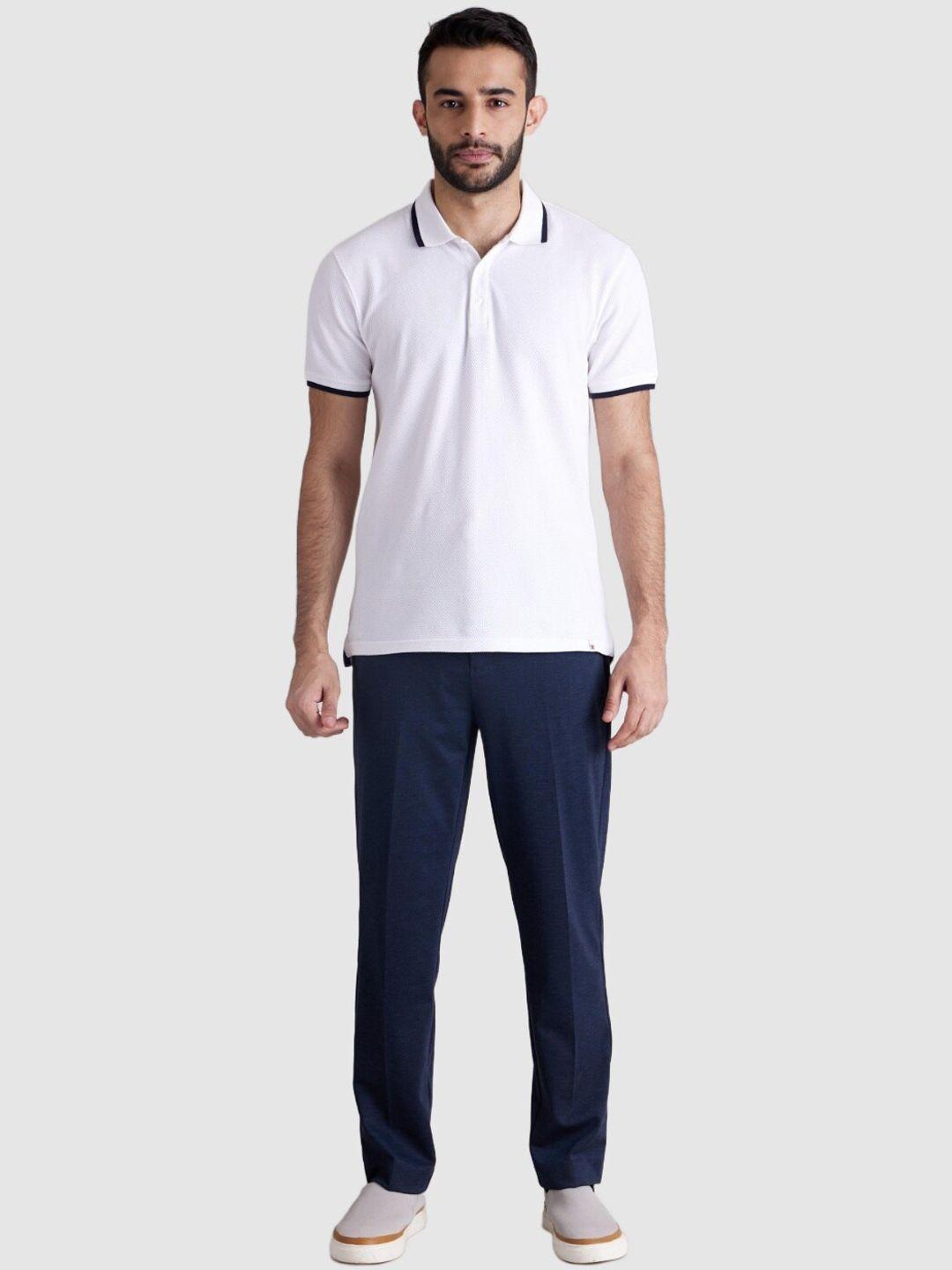 celio men mid-rise regular fit track pants