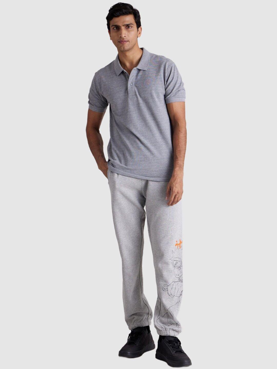 celio men printed cotton joggers